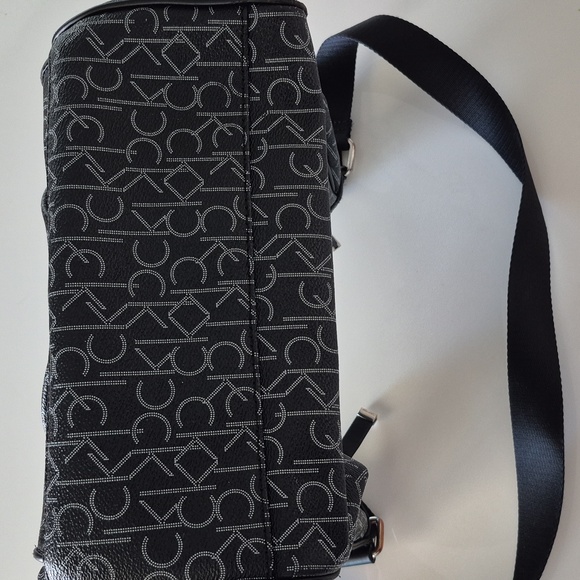 Calvin Klein Monogram Black Crossbody Bag - Picture 8 of 14